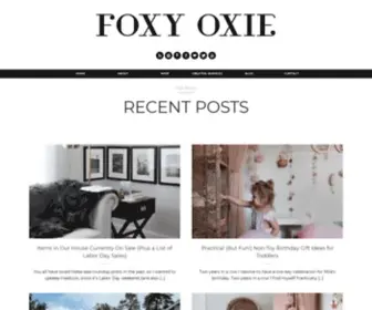 Foxyoxie.com(Cultivating Beauty and Meaning Beyond Aesthetics) Screenshot