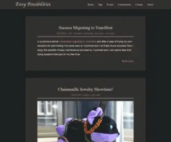 Foxypossibilities.com(Foxy Possibilities) Screenshot