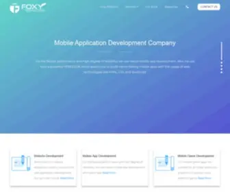 Foxytechnologies.com(Mobile Application Development Company In India) Screenshot