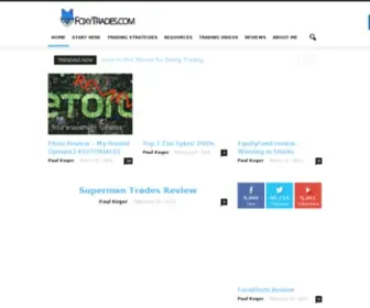 Foxytrades.com(Profitable Day Trading Strategies) Screenshot