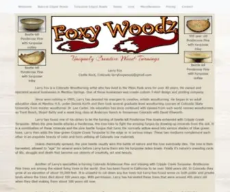 Foxywoodz.com(Foxy Woodz by Larry Fox) Screenshot