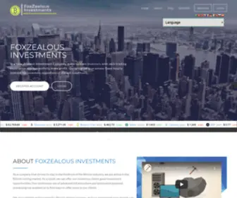 Foxzealousinvestments.com(New Zealand Company) Screenshot