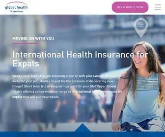 Foyerglobalhealth.com(International Health Insurance for Expats) Screenshot