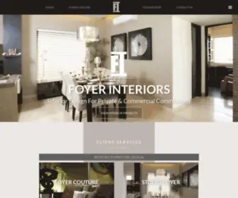 Foyerinteriors.com(Foyer Interiors) Screenshot