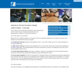 Foylefoundation.org.uk(Foyle Foundation) Screenshot