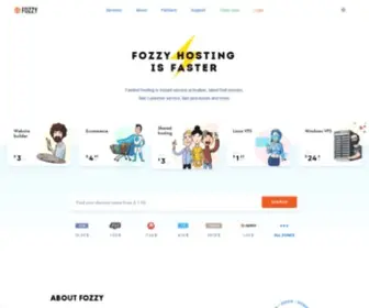 Fozzy.com(The Fastest Web Hosting Service Provider) Screenshot