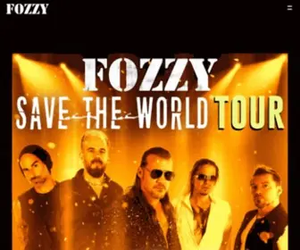 Fozzyrock.com(The official website of FOZZY) Screenshot