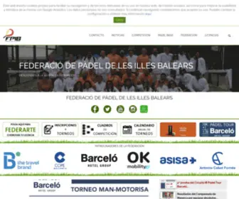 Fpadelib.es(Federació) Screenshot