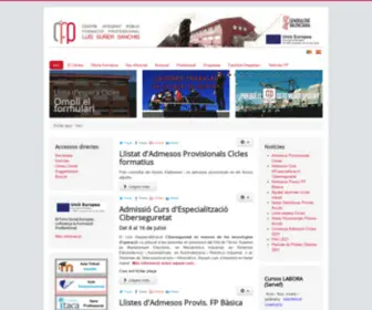 Fpalzira.es(Formació professional) Screenshot