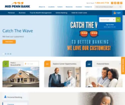 FPBK.com(Community First Banking in Pennsylvania) Screenshot