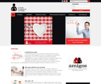 Fpcardiologia.pt(Fundação Portuguesa Cardiologia) Screenshot