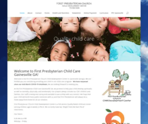 FPCchildcare.com(First Presbyterian Child Development Center) Screenshot