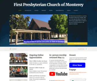 FPcmonterey.org(First Presbyterian Church of Monterey) Screenshot