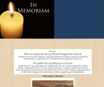 FPCstockton.org(Learn more about first presbyterian church by visiting our home page. first presbyterian church) Screenshot