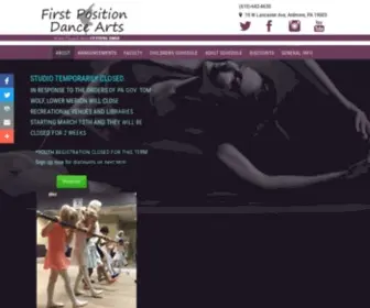 Fpdancearts.com(ABOUT) Screenshot