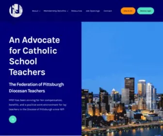 FPDT.net(Federation of Pittsburgh Diocesan Teachers) Screenshot