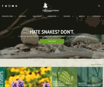 FPDWC.org(The Forest Preserve District of Will County) Screenshot