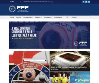 FPF-PE.com.br(Federação) Screenshot