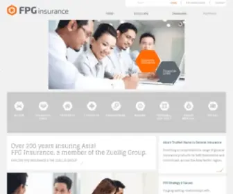 Fpgins.com(FPG Insurance providing a comprehensive range of general insurance products for businesses and individuals) Screenshot