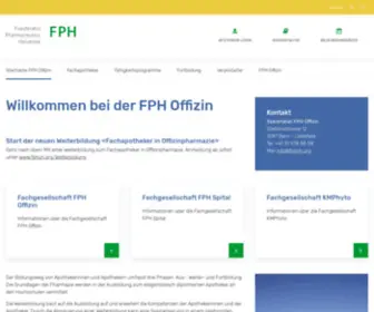 FPHCH.org(Startseite FPH Offizin) Screenshot