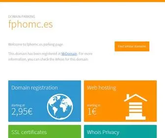 Fphomc.es(Registrado en DonDominio) Screenshot