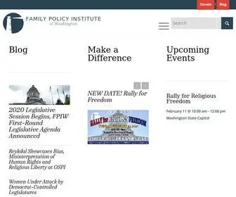Fpiw.org(Family-Focused Public Policy in Washington) Screenshot