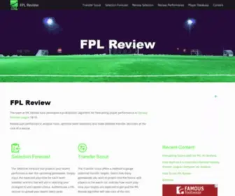 FPlreview.com(FPL Review) Screenshot