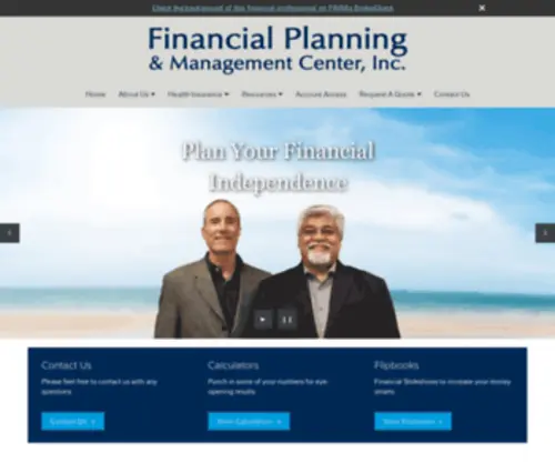 FPMC.com(Financial Planning & Management Center) Screenshot