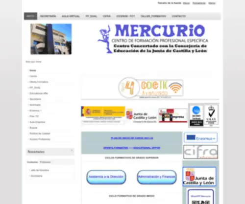 Fpmercurio.org(Enseñanza) Screenshot