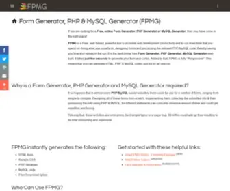 FPmgonline.com(Form Generator) Screenshot