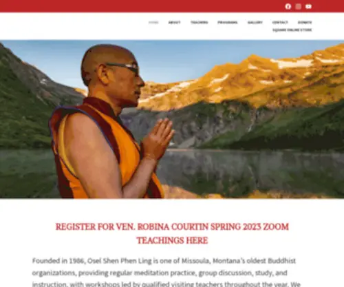 FPMT-Osel.org(This is the home page's excerpt) Screenshot