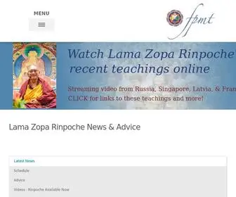 FPMT.org(Home) Screenshot