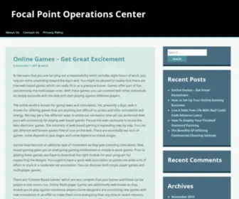 Fpoc.co.uk(Focal Point Operations Center) Screenshot