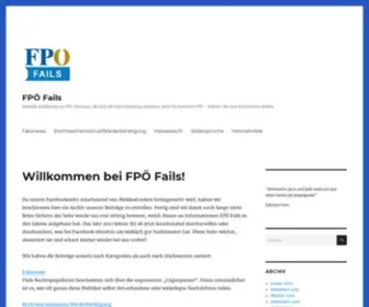 Fpoefails.org(FPÖ Fails) Screenshot