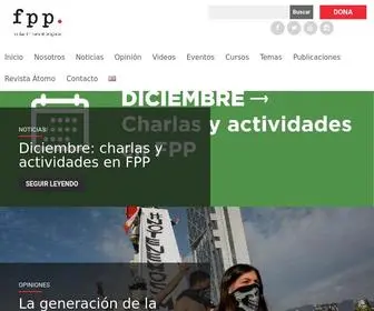 FPPchile.org(Fundación para el Progreso) Screenshot