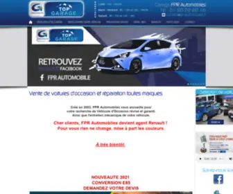 FPR-Automobiles.fr(Vente de voitures d'occasion et réparation toutes marques) Screenshot