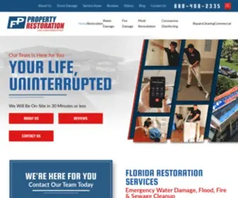 Fprestoration.com(Florida Restoration Services) Screenshot