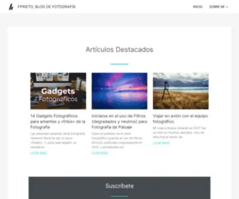 Fprieto.es(Blog de Fotografía y Material Fotográfico) Screenshot