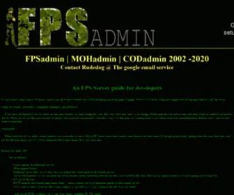 Fpsadmin.com(Game server) Screenshot