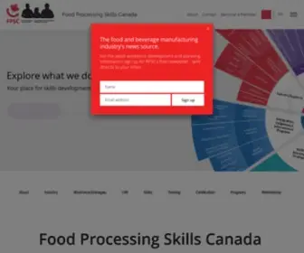 FPSC-Ctac.com(Food Processing Skills Canada) Screenshot