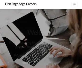 FPscareers.com(First Page Sage Careers) Screenshot