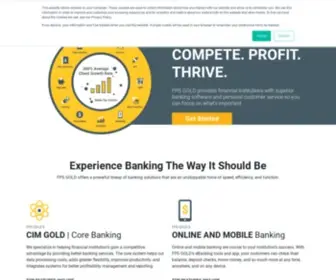 FPsgold.com(Banking Software Solutions) Screenshot