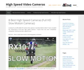 FPshighspeedcam.com(8 Best High Speed Cameras) Screenshot