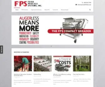 Fpsinc.net(FPS designs and builds custom processing solutions. Our focus) Screenshot