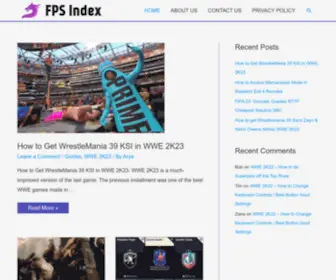 Fpsindex.com(FPS Index) Screenshot