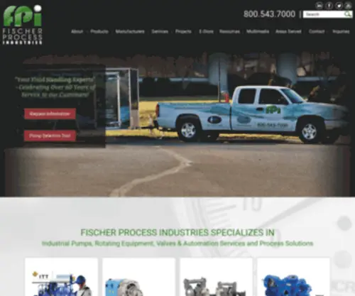 FPV.com(Fischer Process Industries) Screenshot