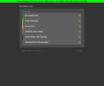 Fpvoleibol.com(Sitio) Screenshot