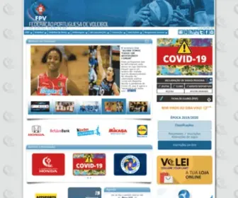 Fpvoleibol.pt(Federação) Screenshot