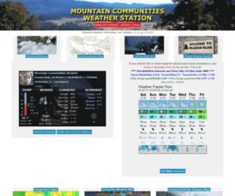 Fpweather.com(Mountain Communities Weather Station) Screenshot