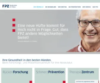 FPZ.de(Mit FPZ zu mehr gesunden Lebensjahren) Screenshot